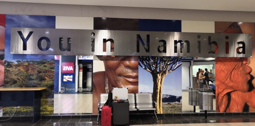 At Windhoek airport